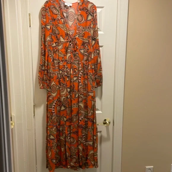 A.L.C. 2 piece long flowing dress size 6 - Picture 3 of 12